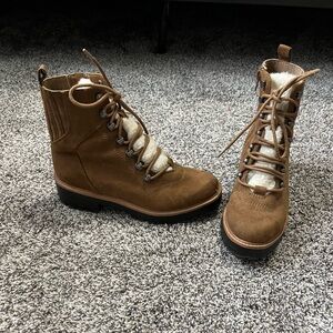 Indigo Road Brown / Tan Lace Up Booties